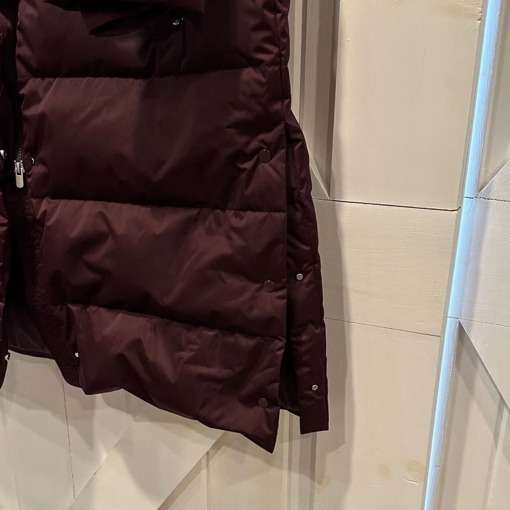 Athleta Deep Burgundy Puffer Jacket - Picture 5 of 5